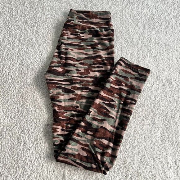 Lularoe Camo Leggings Size OS - Picture 1 of 2